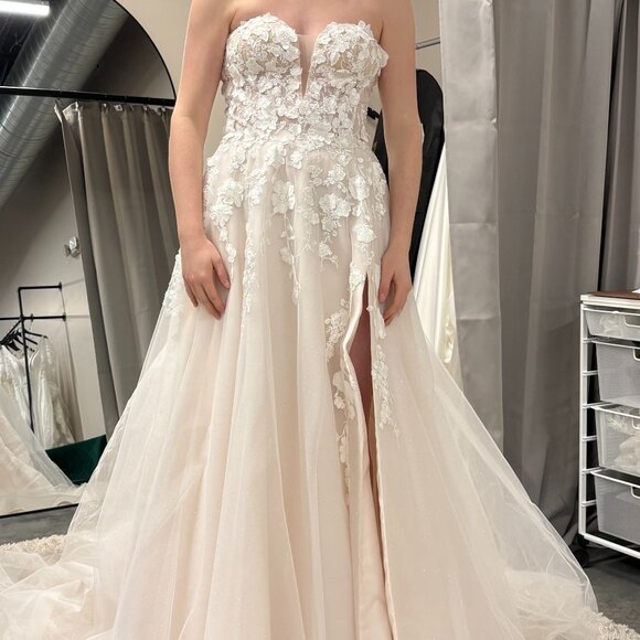 Blush A Line Size 12 Allure Juori Wedding Dress